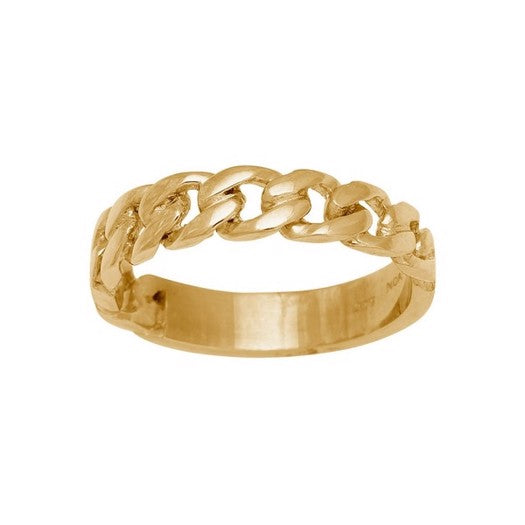 PANZER52 ring i forgyldt sølv 4,6 mm fra Nordahl Jewellery